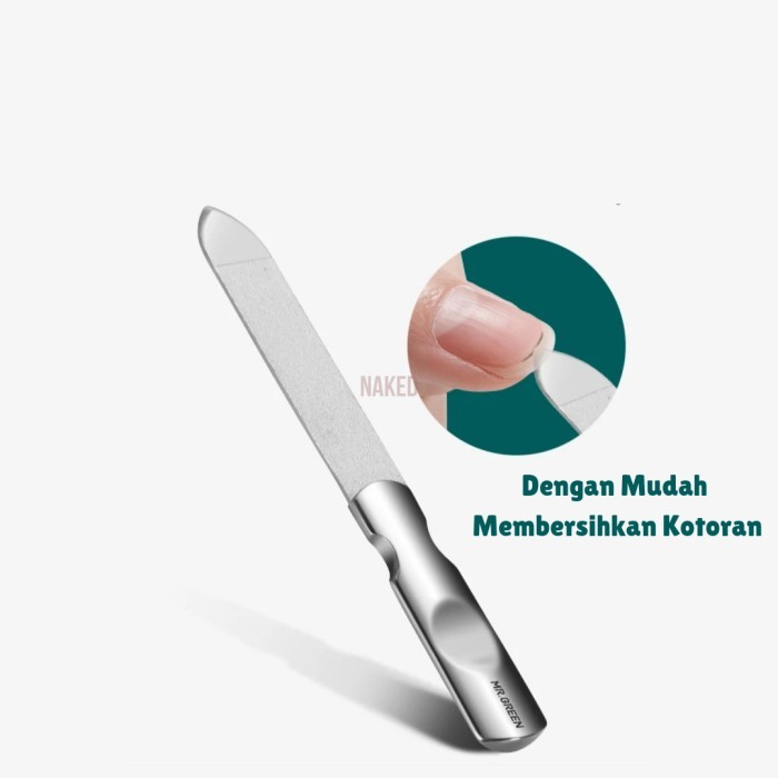 MURAH -Kikiran Pisau Stainless Baja Nail File Mr Green High Quality Germany- 1.2.23