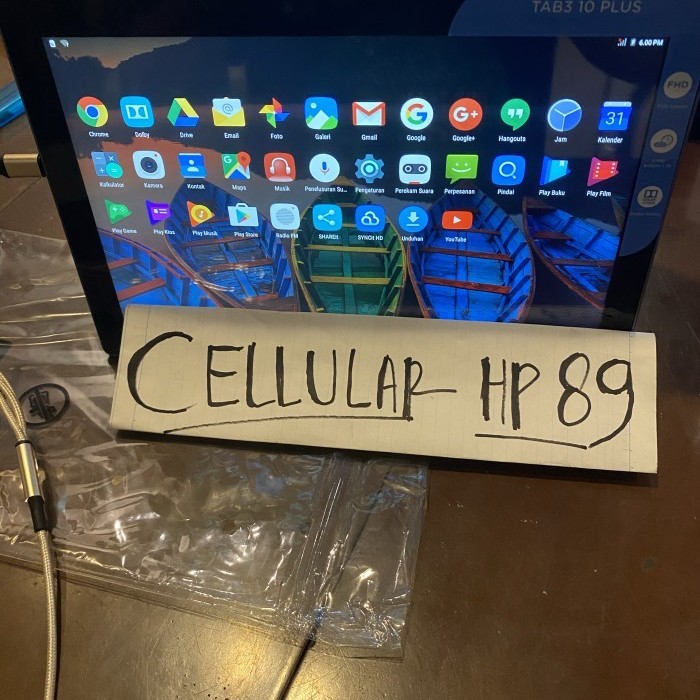 promo  -Tablet Lenovo Tab 3 10 plus 4G LTE Ram 2GB Rom 16GMasih Segel Dan Baru - Lenovo tab 4