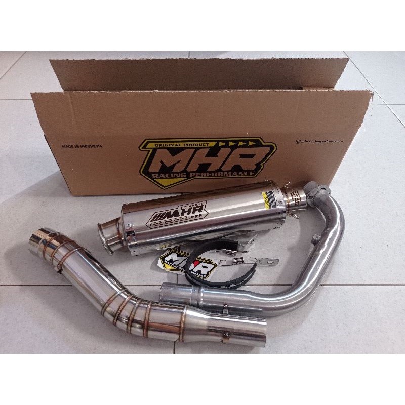 Knalpot MHR Racing P27cm Vixion Mx Fu Sonic CBR R15 CB DLL