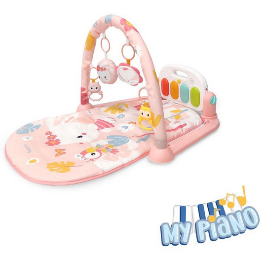 Mainan Bayi 3-6 bulan/Kado Mainan Anak Perempuan &Laki laki Baru Lahir - Pink