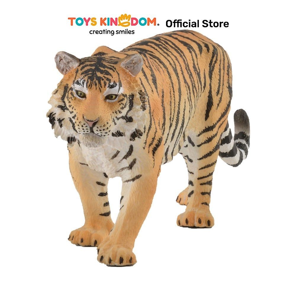 [FLASH SALE] Toys Kingdom Collecta Figure Siberian Tiger 88789 Toys Kids Toy Minifigur Miniatur Hewa