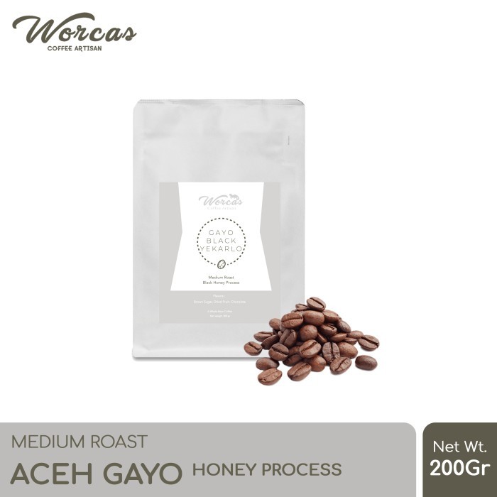

Kopi Arabica Aceh Gayo "Honey" 200 Gram Medium Roast (Biji/Bubuk) - KOPI BIJI