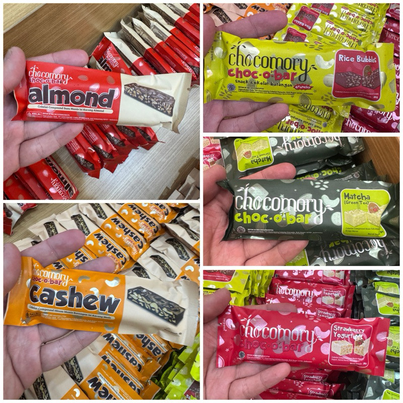 

Choco Bar Chocomory Original Aneka Rasa Snack Cokelat Batangan