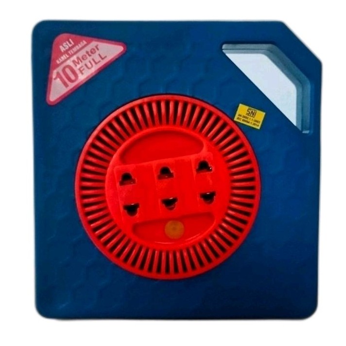 DP 750 Roll Small Stop Kontak Roll Kabel 5/7/8 Meter Kabel Box Kotak Lampu Indikator - Dexicon