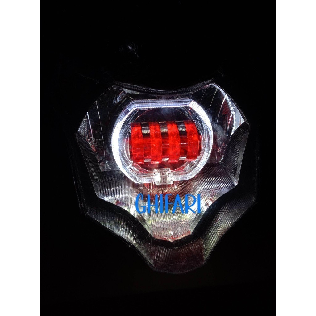 BILED DAYMAKER BERKUALITAS Reflektor Kedok Lampu Depan New Vixion Advance Custom Biled Daymaker 4 Ma