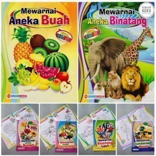 

PSP Buku Mewarnai Dengan Contoh Besar A4 folio lingkar