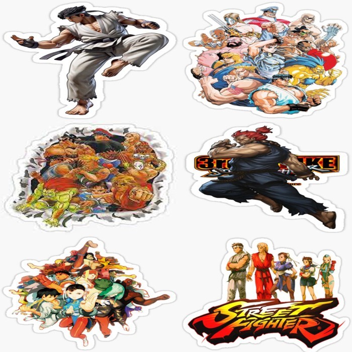 

DLS25 Sticker Cutting Print Street Fighter