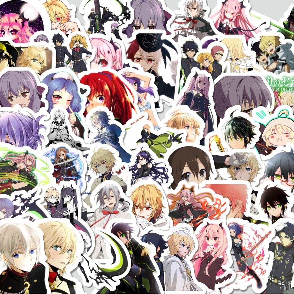 

Stiker Cutting Pack Stiker Anime Seraph of the End Char Mix 3 Isi 100Pcs Series Aesthetic Lucu Keren Untuk Koper Bahan Vynil