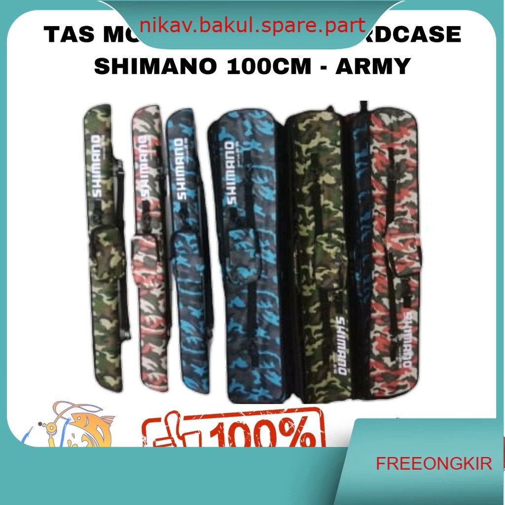 Shimano Tas Pancing Hardcase 100cm Model Pedang - Army