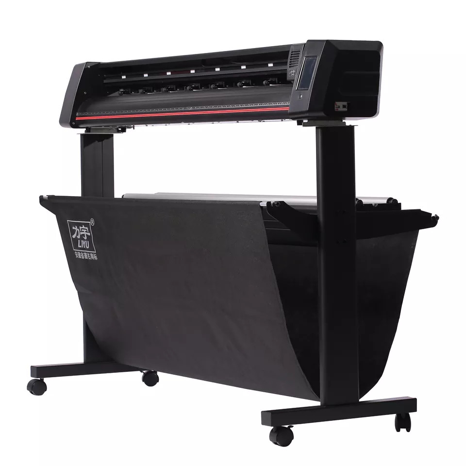 

China liyu GF1261 Sticker Printer And Cutting Plotter 1230 mm Sticker Cutting Machine