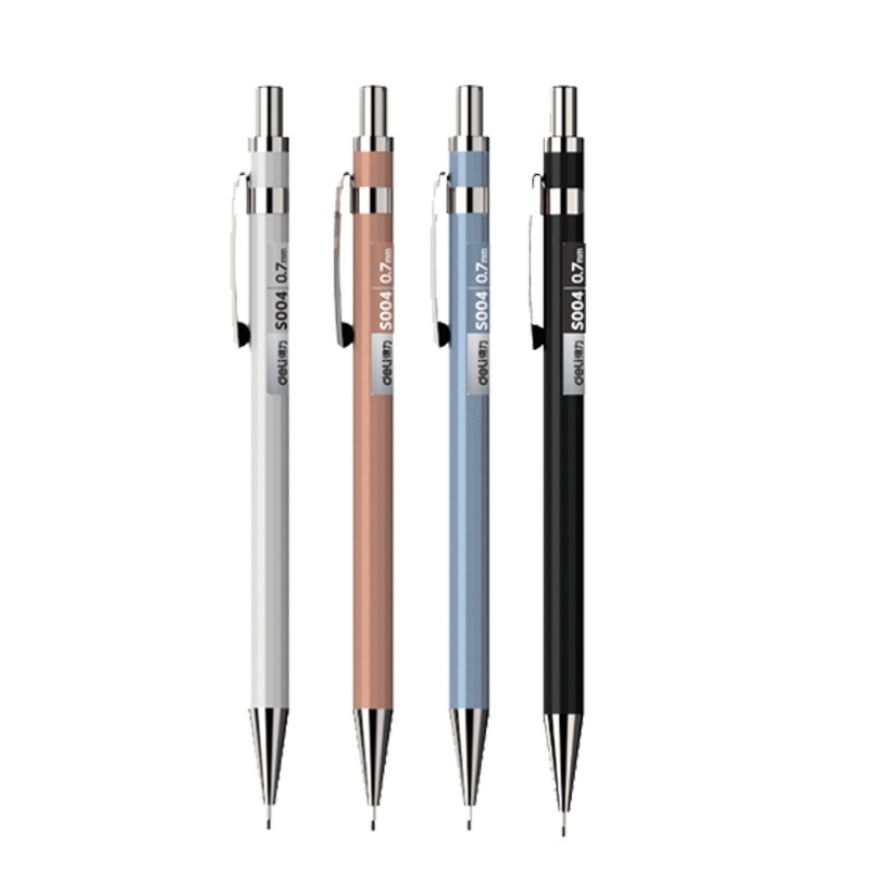 

(Perpcs) Deli Metal Mechanical Pencil / Pensil Mekanik Besi 0.5mm Nyaman Digenggam S003