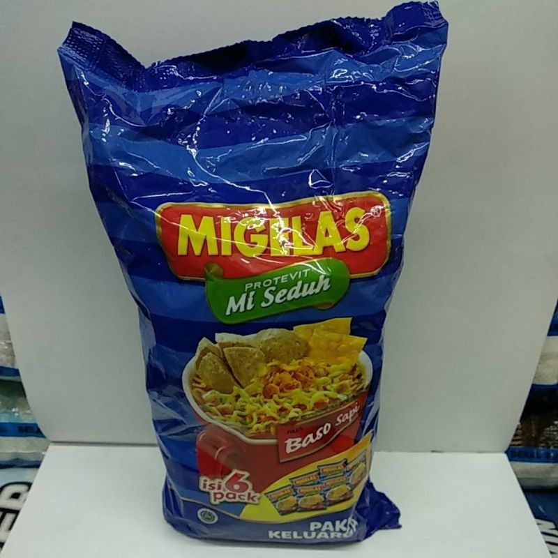 

Migelas Mie Seduh Pack 6 * 28 Gram