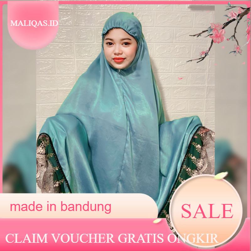 Mukena Santorini silky Premium 2in1