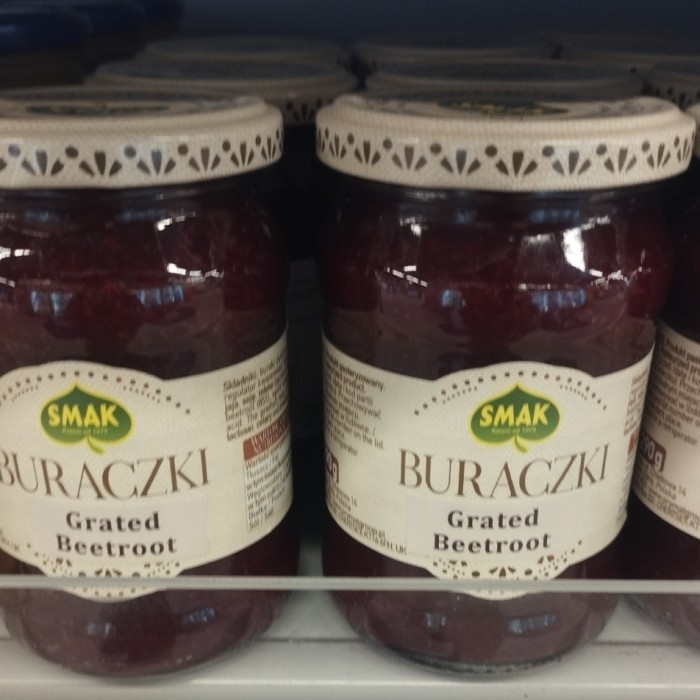 

smak buraczki grated beetroots jar 290gr