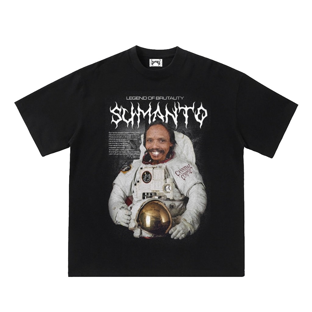 TSHIRT RTMHT LEGEND OF SUMANTO x CANNIBAL CORPSE WASHING T SHIRT TEE  ATASAN
