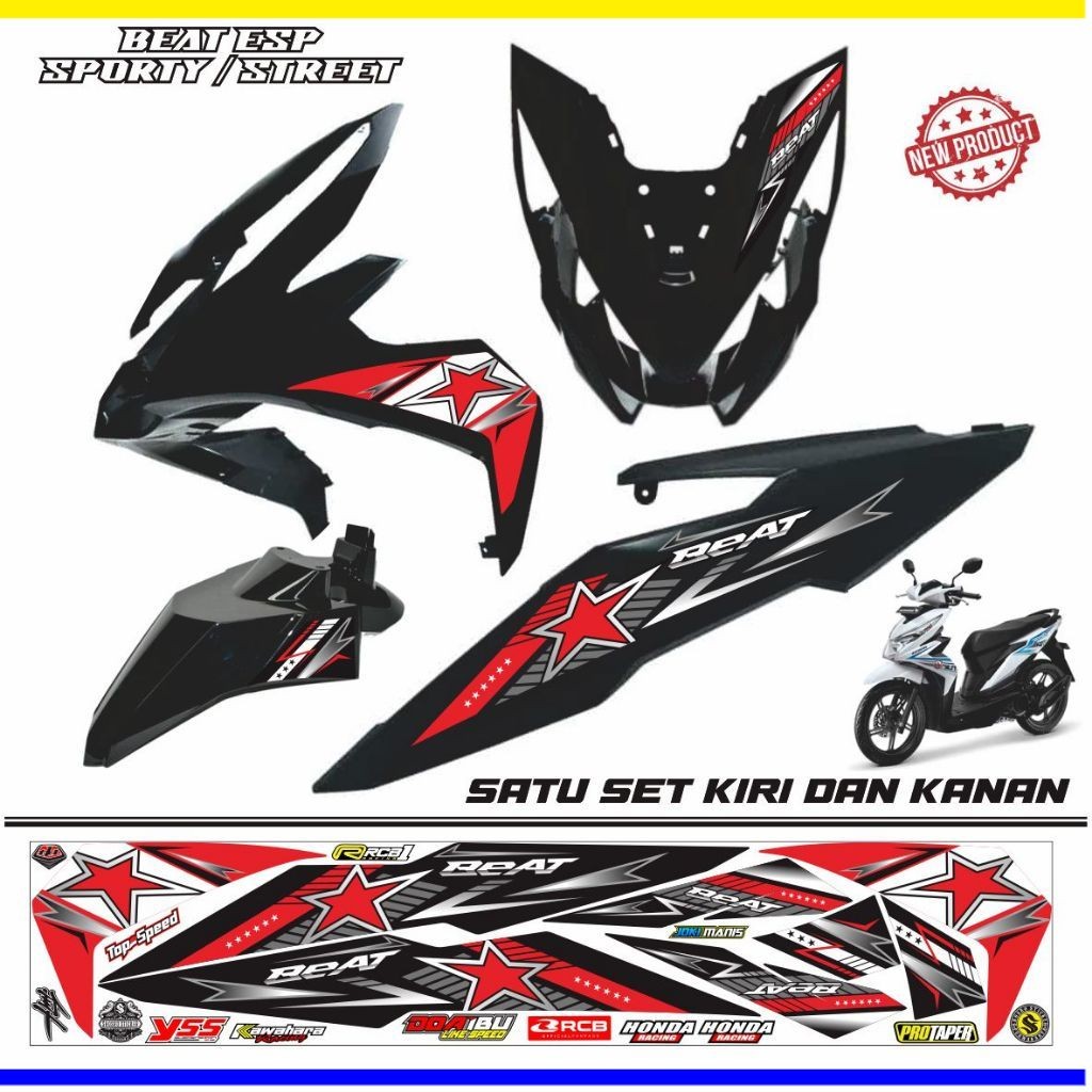 STRIPING VARIASI STIKER BEAT ESP / STRIPING BEAT 2018