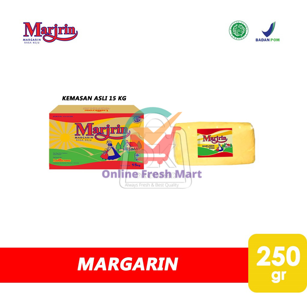 

Margarin Rasa Keju MARJRIN / Cheese Margarine (250 gr) - Online Fresh Mart Denpasar