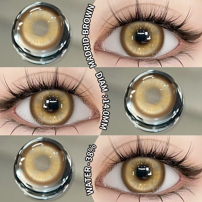 BPOM Eyeshare Softlens Brown Lensa Kontak Cosplay Softlen Blue