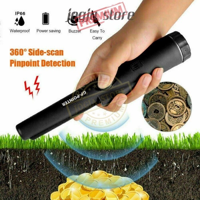 GP Pointer Metal Detector Alat Pendeteksi Logam Detektor Emas Perak