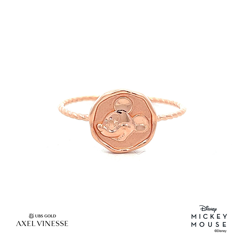 UBS Gold Cincin Emas Disney Mickey Mouse - Ccy0124 - 17K