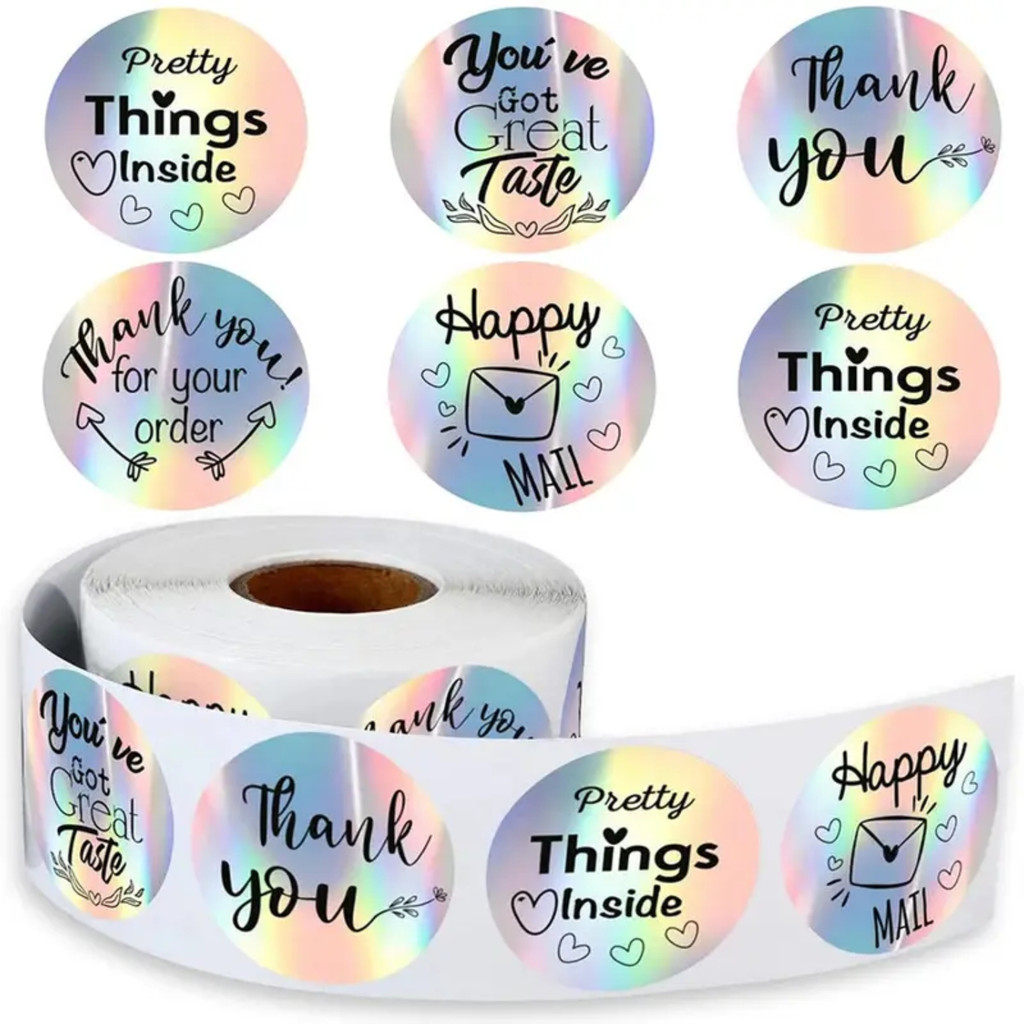 

Small Business Online Store Order Stickers - Vibrant and Eye-catching Packing & Shipping Supplies for your Etsy