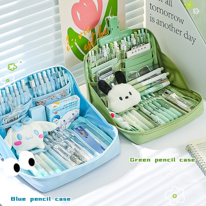 

DIY Tas alat tulis multifungsi 12 lapis kotak pensil transparan kapasitas besar kotak pensil perlengkapan kantor siswa Pencil Case Kotak Pensil Cute Tempat Pencil Fashion Korea Tempat Alat Tulis Kawaii Pencil Tempat Pensil Lucu