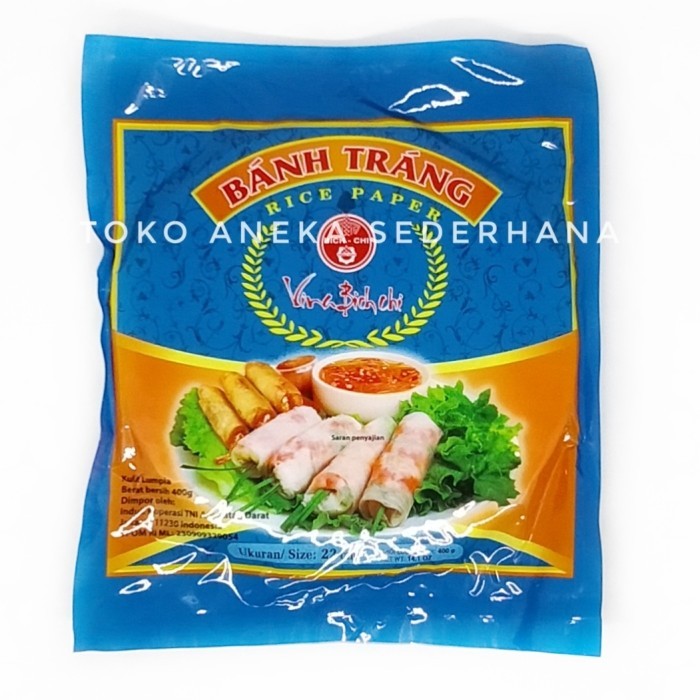 

LL Banh Trang Rice paper ( Kulit Lumpia Vietnam ) 400gr