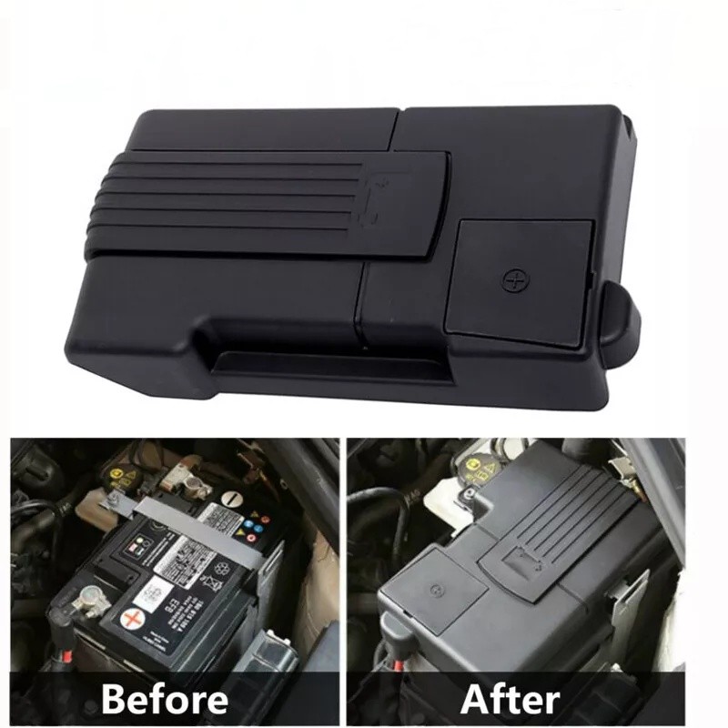 1PCS Electrode Engine Battery Cover Shell Protector Dustproof For VW Golf Mk7 Engine Parts Car Batte