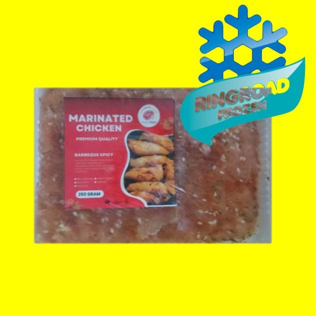 

JUICY MEAT MARINATED CHICKEN BARBEQUE SPICY 250 GR