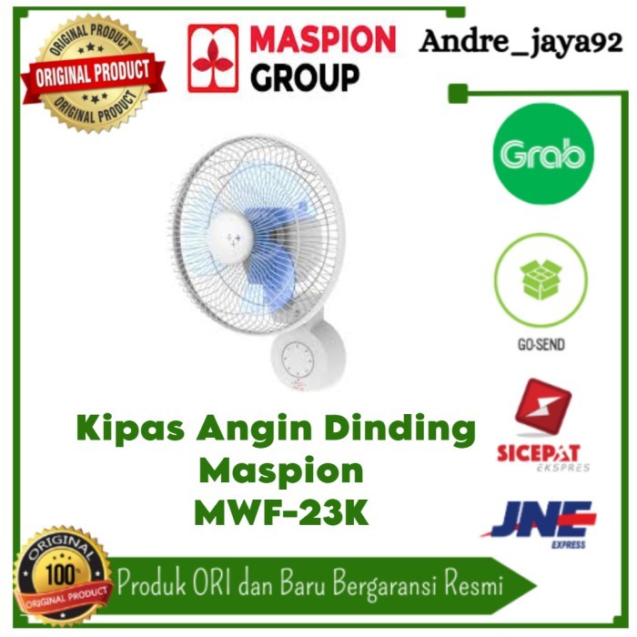 Kipas Angin Dinding 9 inch Maspion MWF-23