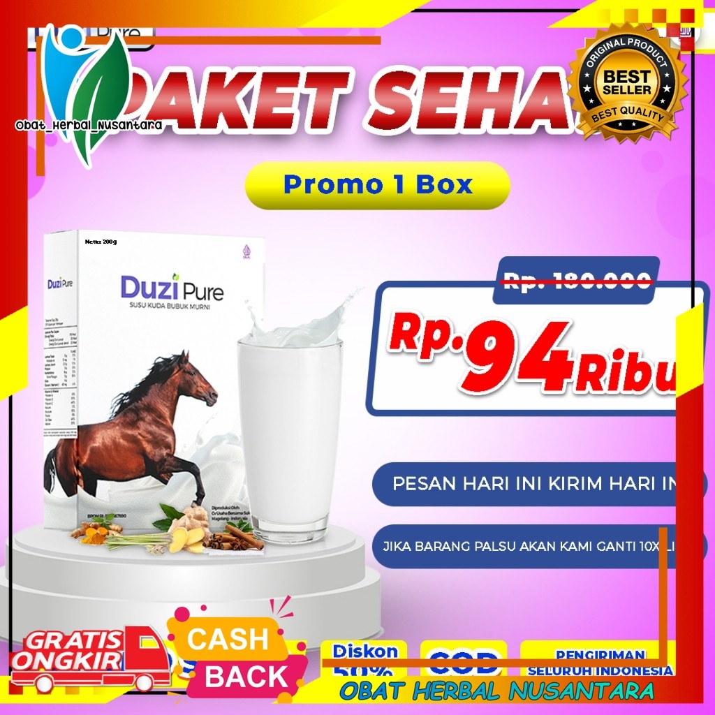 

Duzi Pure Susu Kuda Liar Lombok Murni 100% Original