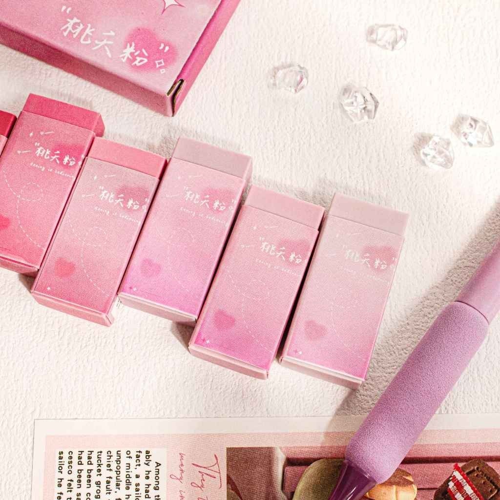 

⭐JOJU⭐ 1 SET ISI 6 PCS PENGHAPUS WARNA PASTEL GRADASI NUANSA LEMBUT MENYENANGKAN / DELIGHTFUL PASTEL GRADIENT COLORS