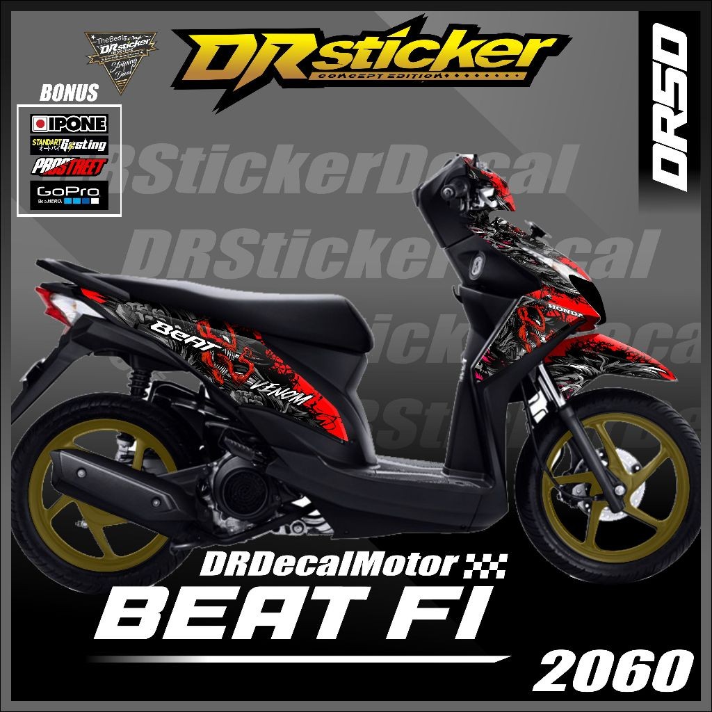 Decal Beat Fi 2013 Variasi Lis Variasi Honda Beat Pgm-Fi 2012 Stiker Decal Motor Beat Fi 2014