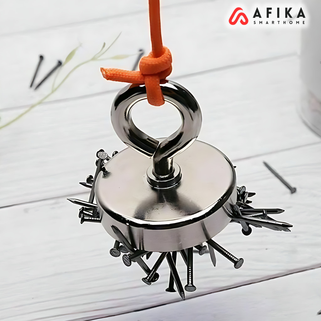 Magnet Super Kuat Angkat Beban 50-100kg Strong Neodymium Magnet Model Bulat