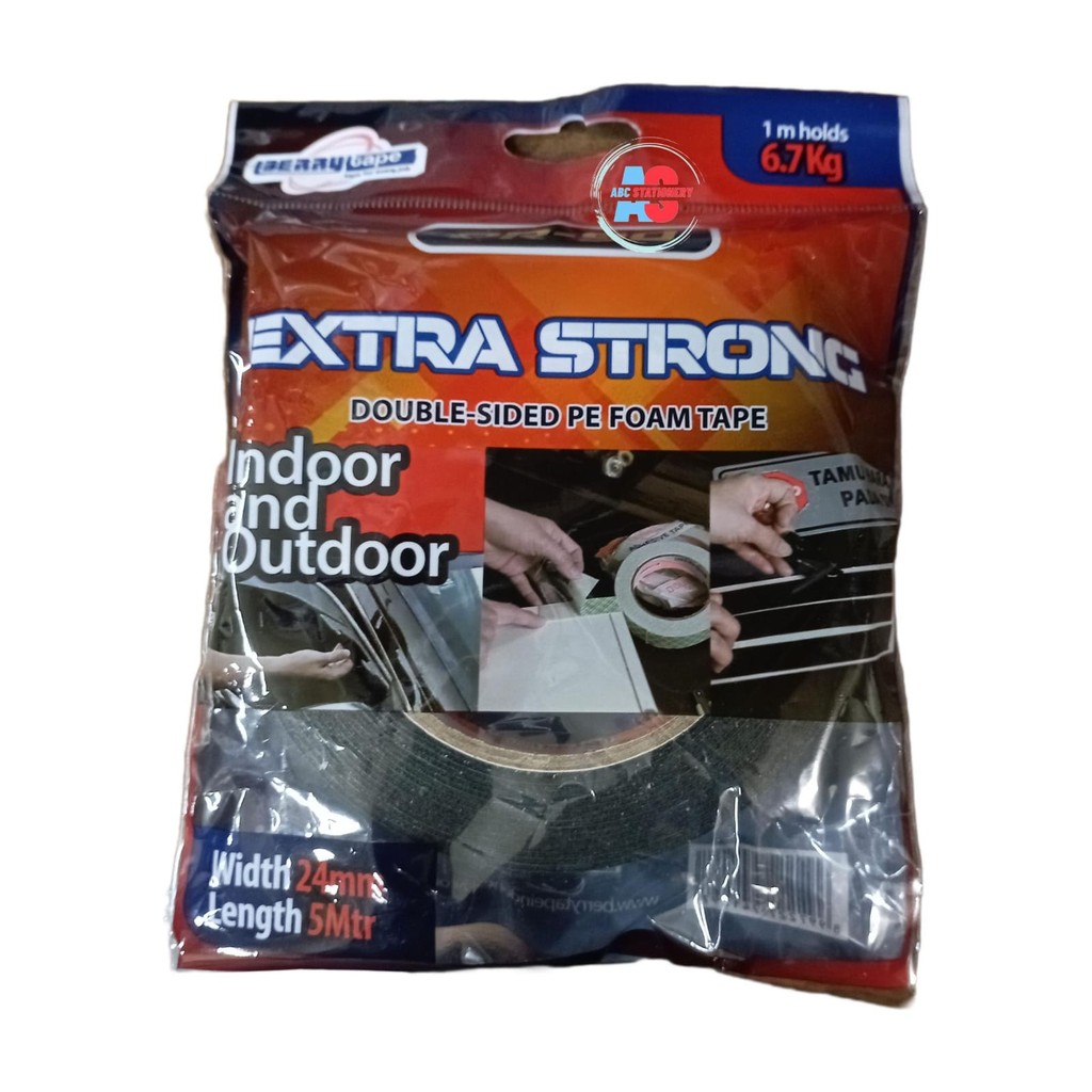 

3M DOUBLE TAPE BUSA 24 MM X 5M PE FOAM BERRY Do-4785