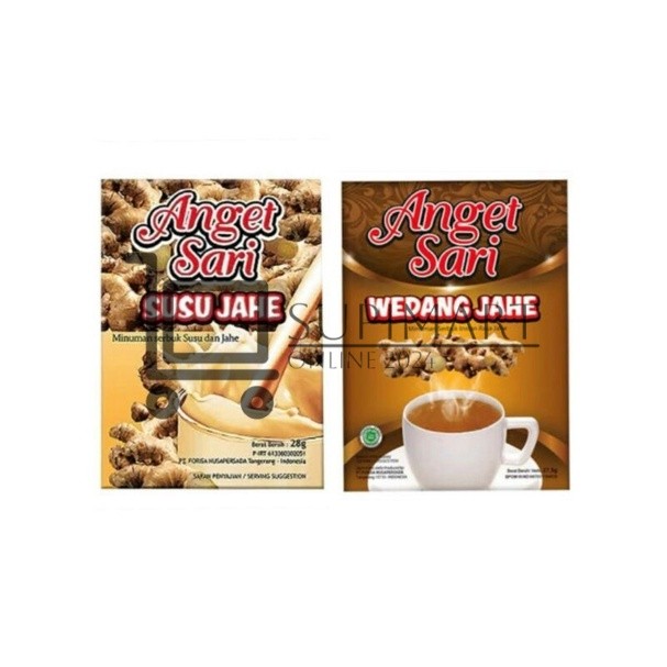 

ANGET SARI Renceng Isi 10pc Sachet / Anget Sari Wedang Jahe / Anget Sari Susu Jahe