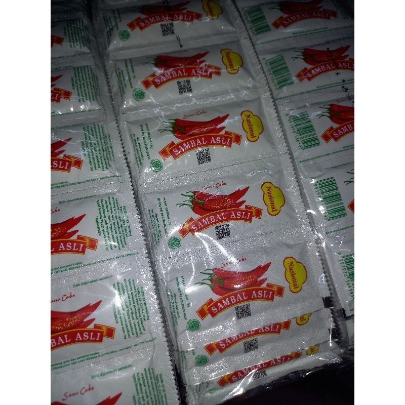 

BNS - SAMBAL NASIONAL SAUS CABE SAMBAL ASLI SACHET 1 PACK - AMR