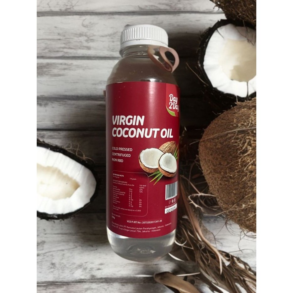 

Day 2 Day Virgin Coconut Oil 510 g / Day 2 Day VCO Minyak Kelapa Murni