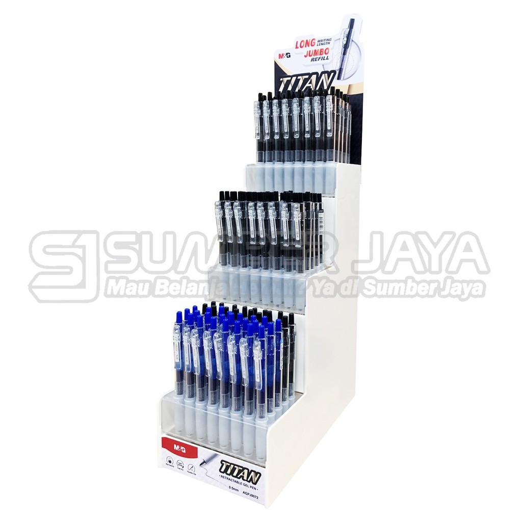 

Ballpoint Gel SET TITAN M&G AGPJ9072 Retractable Gel Pen 0.5mm