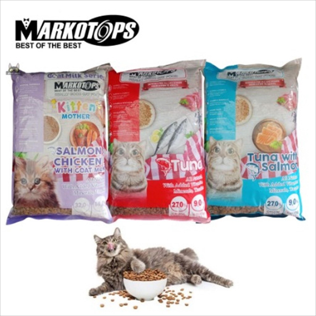 MARKOTOP DRY FOOD KITTEN 1KG / CAT FOOD MURAH - MARKOTOP REPACK 1KG MURAH