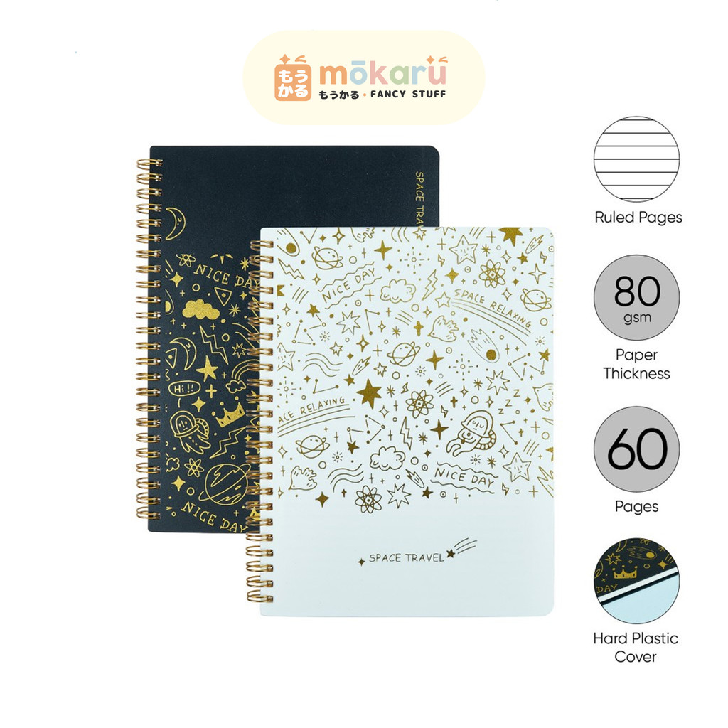 

Joyko Notebook A5 NB-710 SpaceTravel / Buku Tulis Catatan Bergaris Ruled