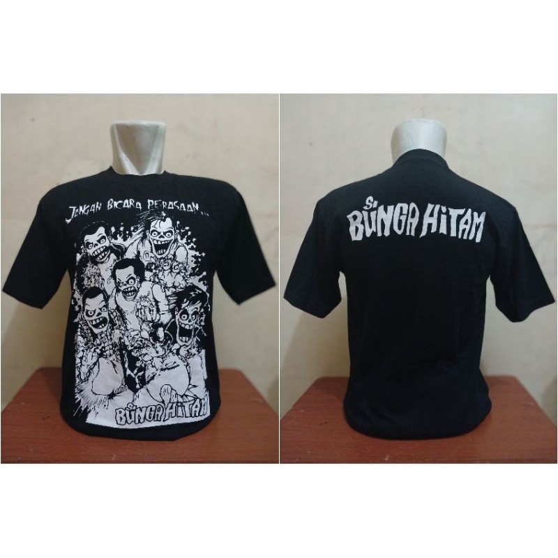 KAOS BAND PUNK ROCK Si BUNGA HITAM