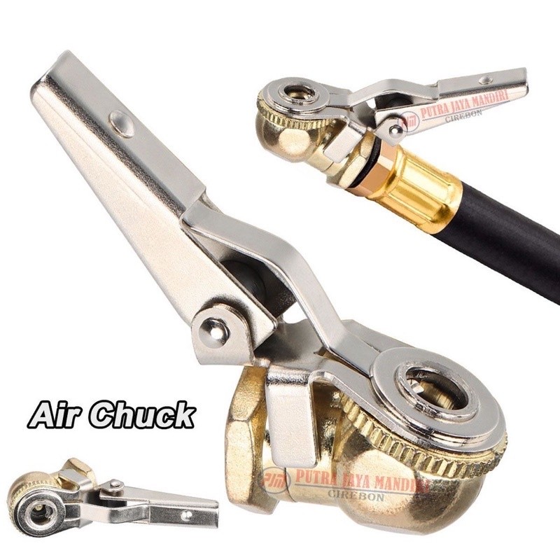 Alat penambah angin ban motor mobil 2,5” ball air chuck Tekiro