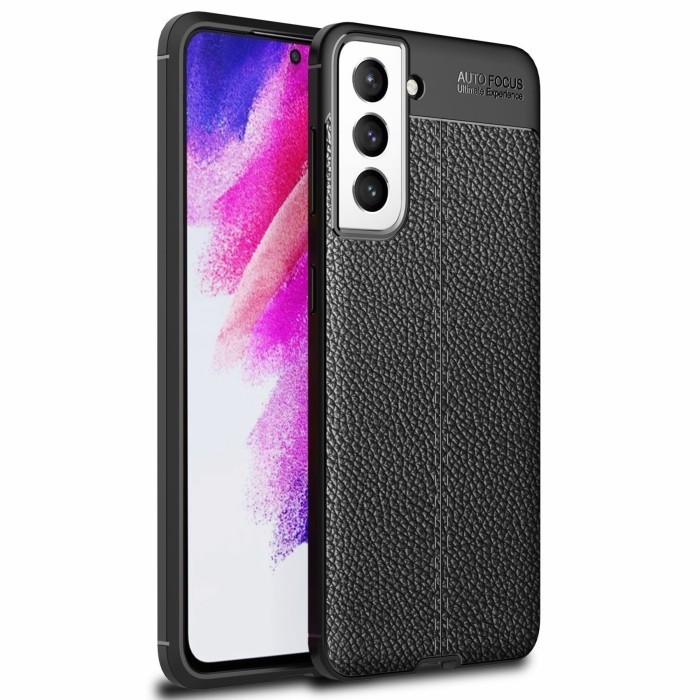 CASE SAMSUNG S21 S21 PLUS S21 ULTRA SOFT CASE AUTOFOCUS KULIT LEATHER SLIM FIT DESIGN - ORIGINAL QUA