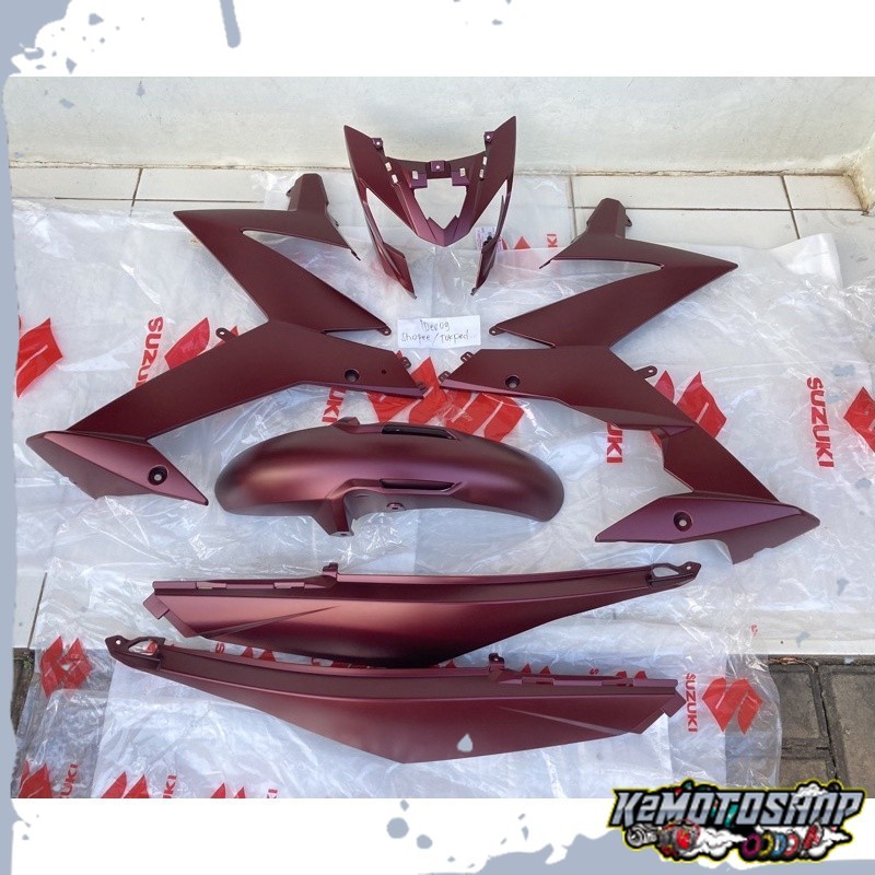 Cover Body Belakang Sayap Depan Spakbor Batok Satria Fu injeksi Body Lengkap Satria Fu Fi Fullset