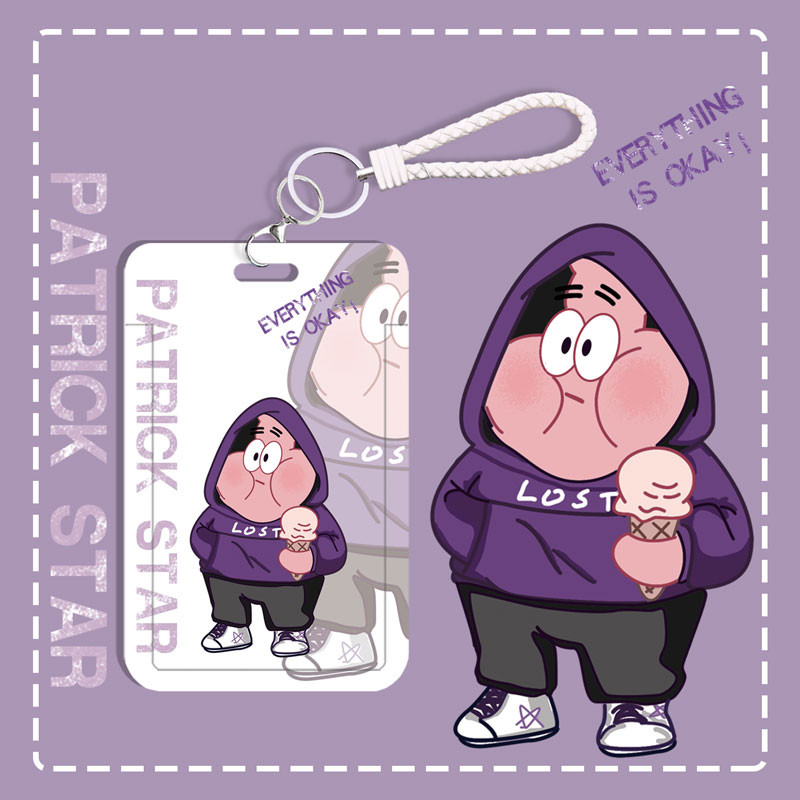 

ID CARD HOLDER, tempat kartu kawaii Spongebob/Pat Star, cocok untuk kantor/sekolah, tempat kartu pelajar/transportasi, tempat kartu kontrol akses, tempat kartu kartun berpenampilan tinggi.