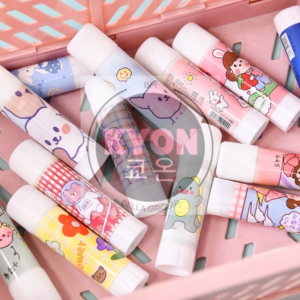 

KYON | Glue Stick 10Gr Fancy Karakter / Lem Kertas Batang Anti Tumpah / ATK fancy