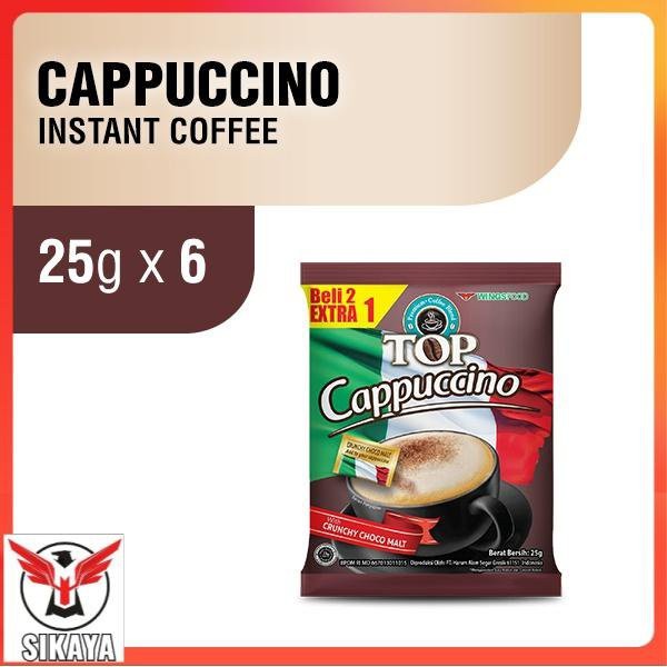 

TOP Kopi Cappucino PACK 6 X 25GR (4gratis 2)