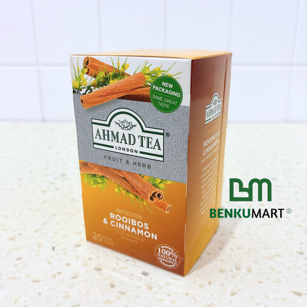 

Ahmad Tea Rooibos & Cinnamon Infusion (40gr) | Fruit & Herb - 20 Tea Bags