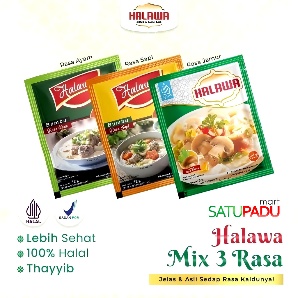 

satupadu mart - Bumbu Kaldu Jamur / Bumbu Kaldu Ayam / Bumbu Kaldu Sapi